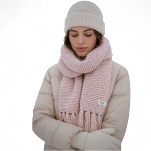 UGG Textured Wool Blend Scarf